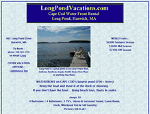 Tablet Screenshot of longpondvacations.com